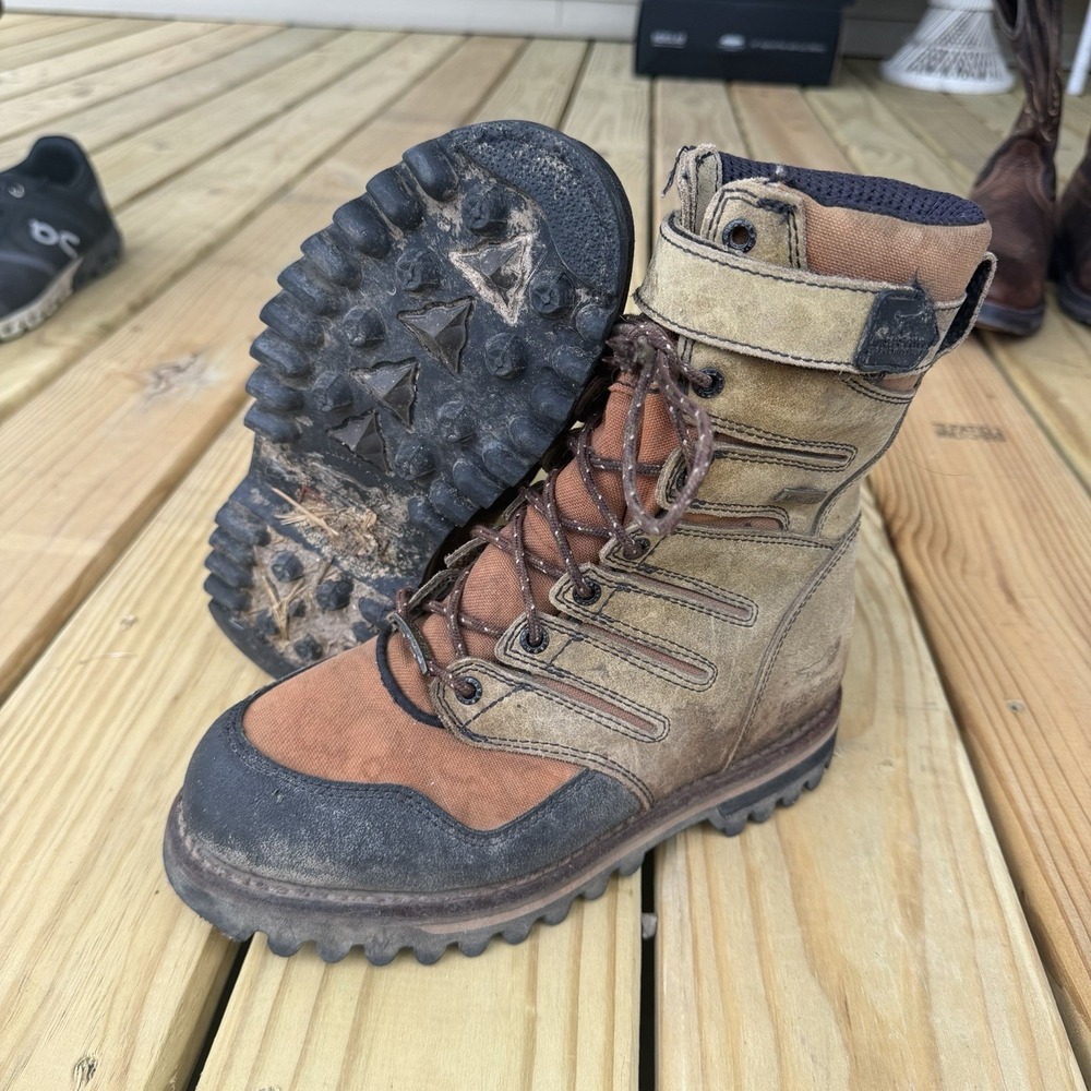 Red Wing Irish Setter Gore-Tex Deer Tracker Boots Men Size 7.5 Brown Leather
